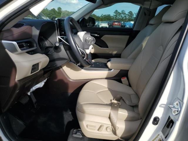 5TDGZRAH8MS528482 - 2021 TOYOTA HIGHLANDER XLE WHITE photo 7