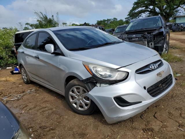 KMHCT4AE6DU559830 - 2013 HYUNDAI ACCENT GLS SILVER photo 4