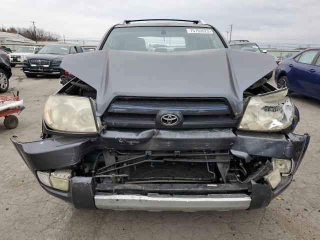 JTEBT17R838002123 - 2003 TOYOTA 4RUNNER LIMITED GRAY photo 5