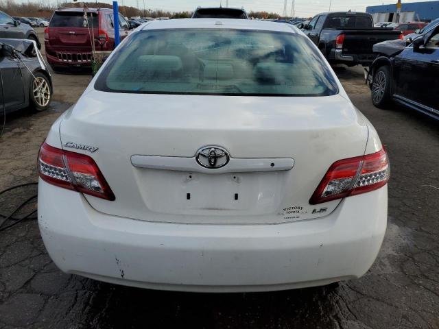 4T4BF3EK1BR120597 - 2011 TOYOTA CAMRY BASE WHITE photo 6