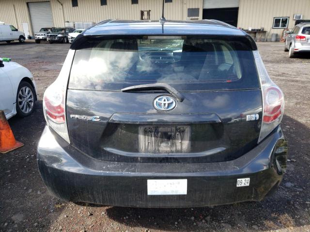 JTDKDTB32D1527978 - 2013 TOYOTA PRIUS C BLACK photo 6