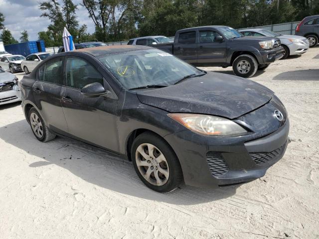 JM1BL1TF3D1825651 - 2013 MAZDA MAZDA3 I BLACK photo 4