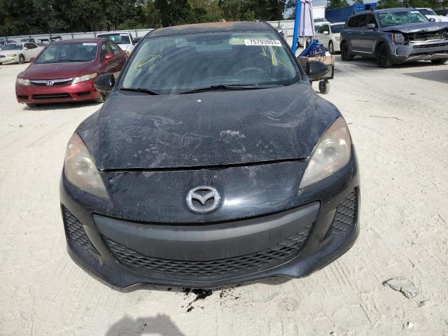 JM1BL1TF3D1825651 - 2013 MAZDA MAZDA3 I BLACK photo 5