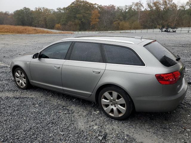 WAUKH74F56N162692 - 2006 AUDI A6 AVANT QUATTRO GRAY photo 2