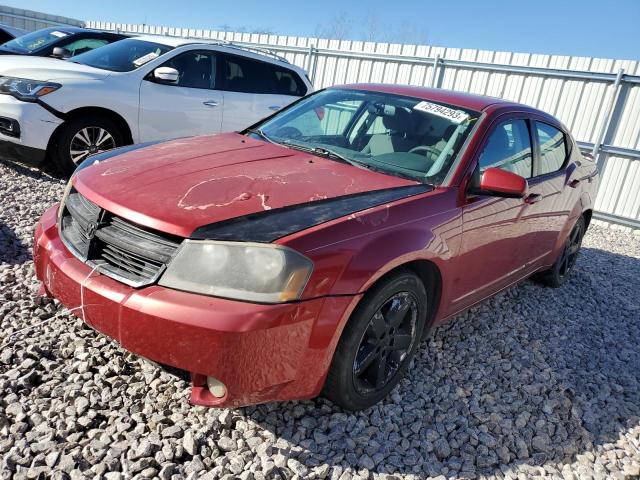 1B3LC76M38N121807 - 2008 DODGE AVENGER R/T RED photo 1