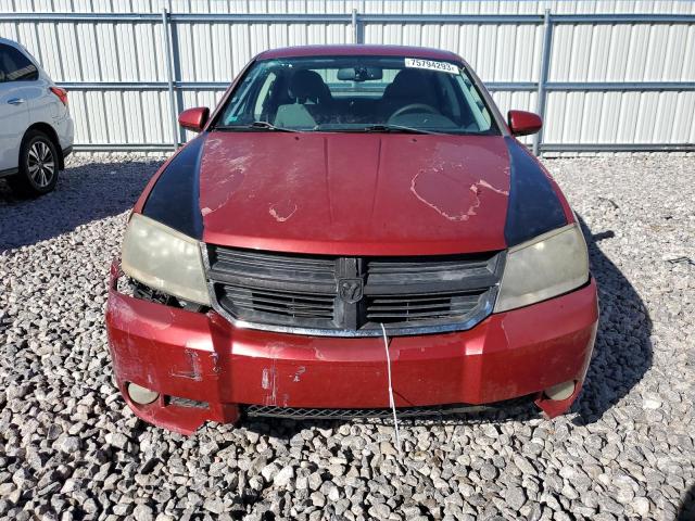 1B3LC76M38N121807 - 2008 DODGE AVENGER R/T RED photo 5