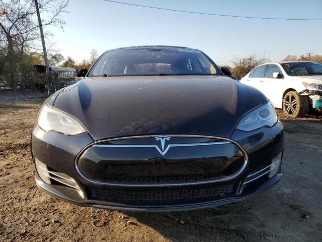 5YJSA1S15EFP49354 - 2014 TESLA MODEL S ლურჯი ფოტო 5