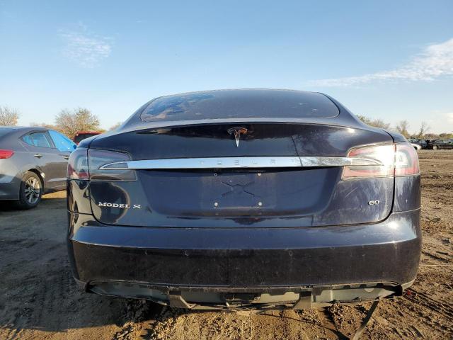 5YJSA1S15EFP49354 - 2014 TESLA MODEL S ლურჯი ფოტო 6