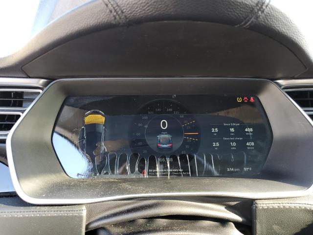 5YJSA1S15EFP49354 - 2014 TESLA MODEL S ლურჯი ფოტო 9