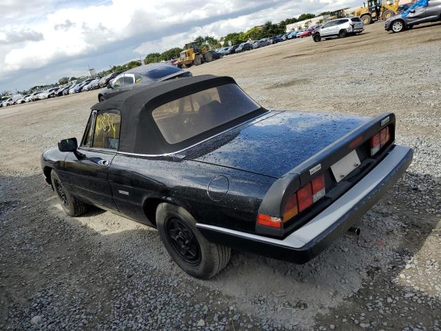 ZARBA5419G1042943 - 1986 ALFA ROMEO VELOCE 2000 SPIDER BLACK photo 2