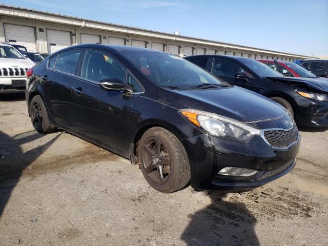 KNAFX4A82F5343662 - 2015 KIA FORTE EX BLACK photo 4