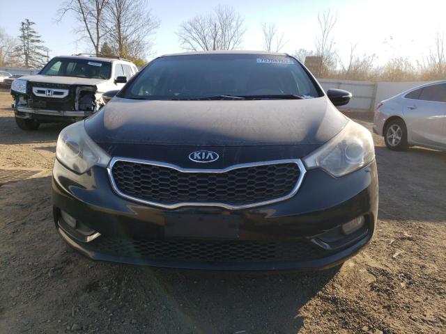 KNAFX5A83E5176538 - 2014 KIA FORTE EX BLACK photo 5