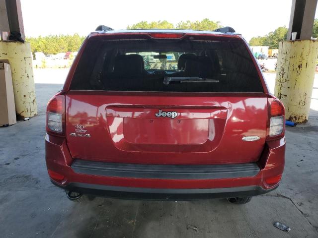 1C4NJDEB1ED539912 - 2014 JEEP COMPASS LATITUDE BURGUNDY photo 6