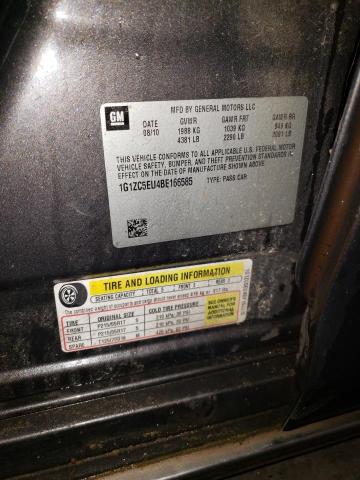 1G1ZC5EU4BF166585 - 2011 CHEVROLET MALIBU 1LT 紫色 照片 12