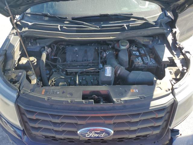 1FM5K8AR8HGC87386 - 2017 FORD EXPLORER POLICE INTERCEPTOR 蓝色 照片 12