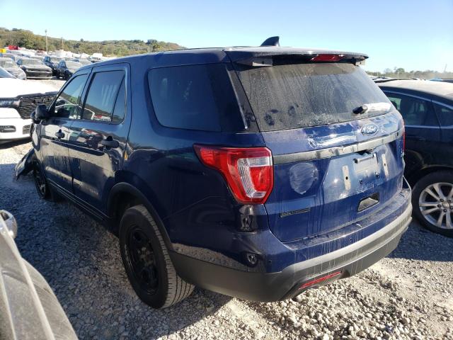 1FM5K8AR8HGC87386 - 2017 FORD EXPLORER POLICE INTERCEPTOR 蓝色 照片 2