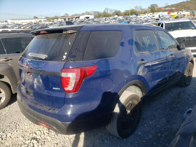 1FM5K8AR8HGC87386 - 2017 FORD EXPLORER POLICE INTERCEPTOR 蓝色 照片 3