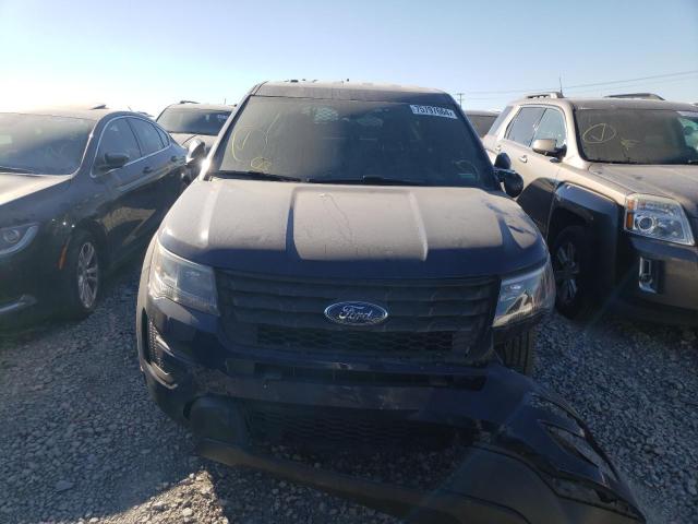 1FM5K8AR8HGC87386 - 2017 FORD EXPLORER POLICE INTERCEPTOR BLUE photo 5