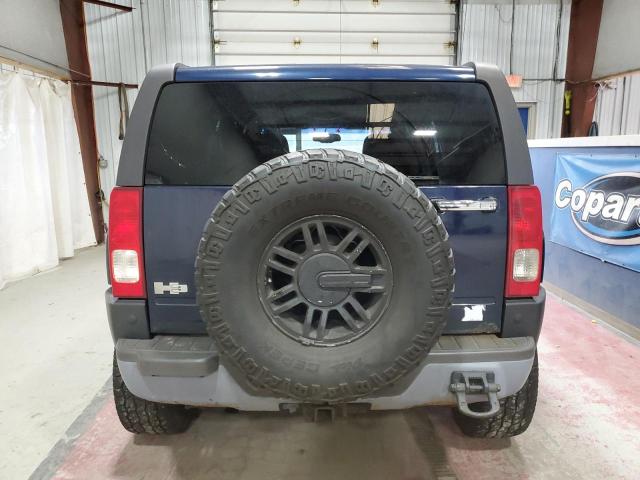 5GTDN13E478117021 - 2007 HUMMER H3 BLUE photo 6