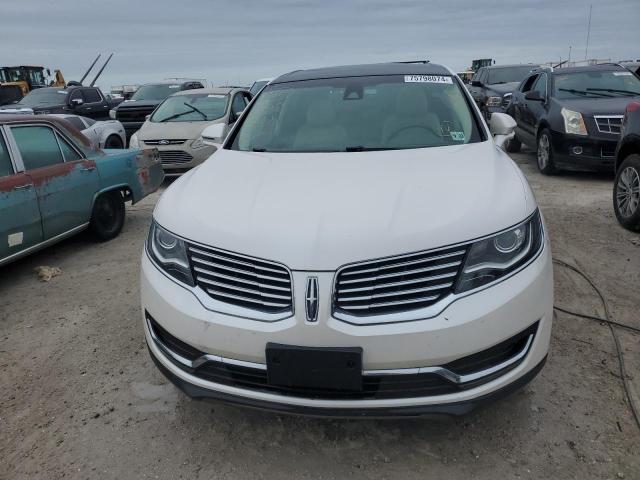 2LMPJ6LR3HBL40889 - 2017 LINCOLN MKX RESERVE Սպիտակ լուսանկար 5