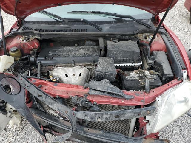 4T1BE46K07U129851 - 2007 TOYOTA CAMRY CE RED photo 11