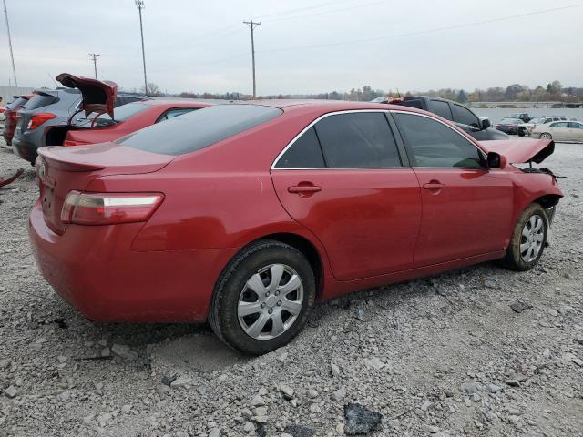 4T1BE46K07U129851 - 2007 TOYOTA CAMRY CE RED photo 3