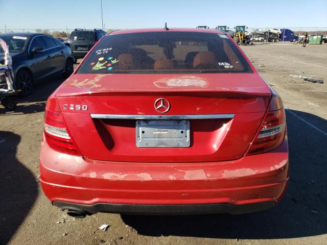 WDDGF4HBXCR233447 - 2012 MERCEDES-BENZ C 250 RED photo 6