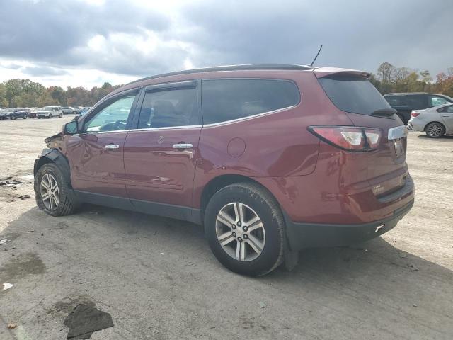 1GNKVHKD7FJ267185 - 2015 CHEVROLET TRAVERSE LT RED photo 2