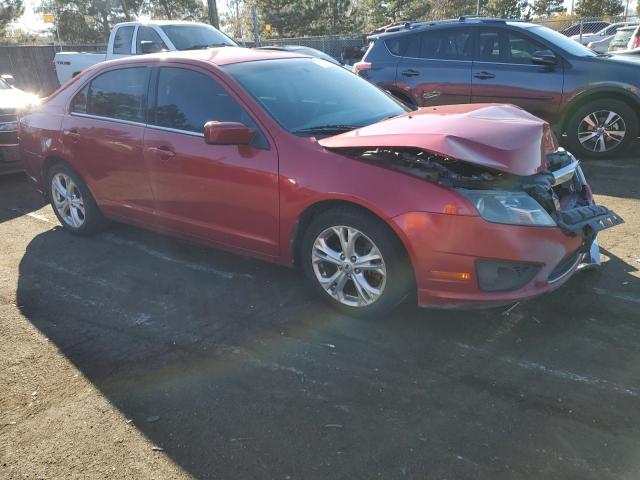 3FAHP0HAXCR368188 - 2012 FORD FUSION SE RED photo 4