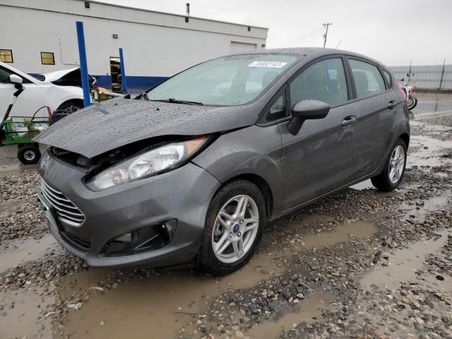 3FADP4EJ4KM156909 - 2019 FORD FIESTA SE GRAY photo 1