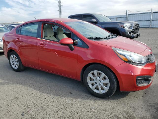 KNADM4A35D6267169 - 2013 KIA RIO LX RED photo 4