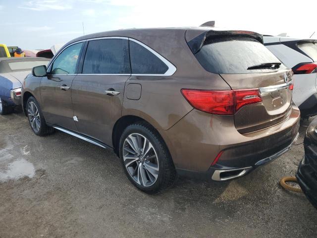 5J8YD4H58KL018182 - 2019 ACURA MDX TECHNOLOGY BROWN photo 2