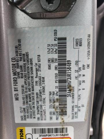 3FA6P0H73JR158489 - 2018 FORD FUSION SE SILVER photo 12