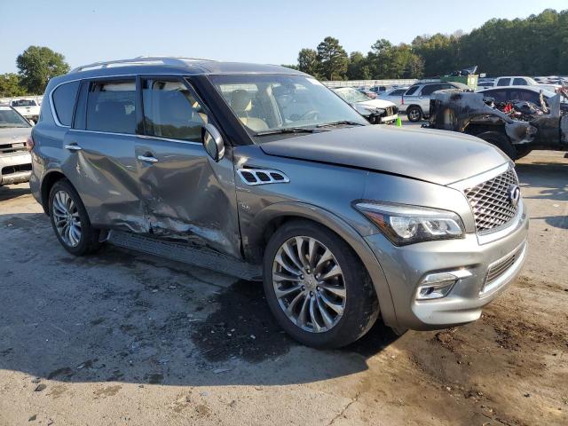 JN8AZ2NF3H9641223 - 2017 INFINITI QX80 BASE GRAY photo 4