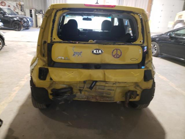 KNDJP3A52G7286270 - 2016 KIA SOUL + YELLOW photo 6