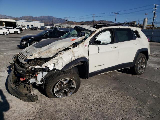 1C4PJMBX2KD346589 - 2019 JEEP CHEROKEE TRAILHAWK WHITE photo 1