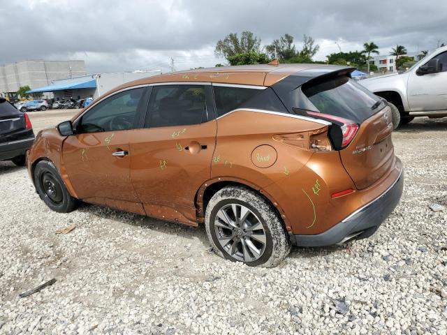 5N1AZ2MG1FN259939 - 2015 NISSAN MURANO S ORANGE photo 2