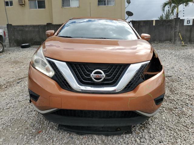 5N1AZ2MG1FN259939 - 2015 NISSAN MURANO S ORANGE photo 5