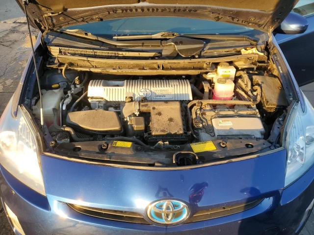 JTDKN3DU5A0081989 - 2010 TOYOTA PRIUS BLUE photo 11