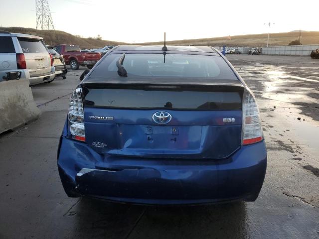 JTDKN3DU5A0081989 - 2010 TOYOTA PRIUS BLUE photo 6