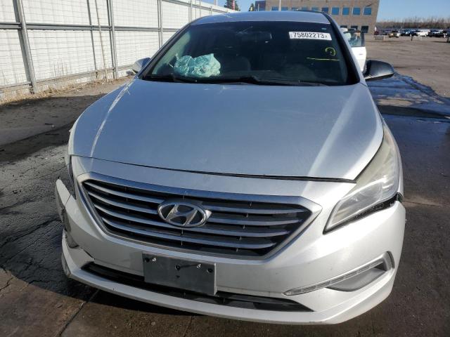 5NPE24AF7FH038475 - 2015 HYUNDAI SONATA SE SILVER photo 5