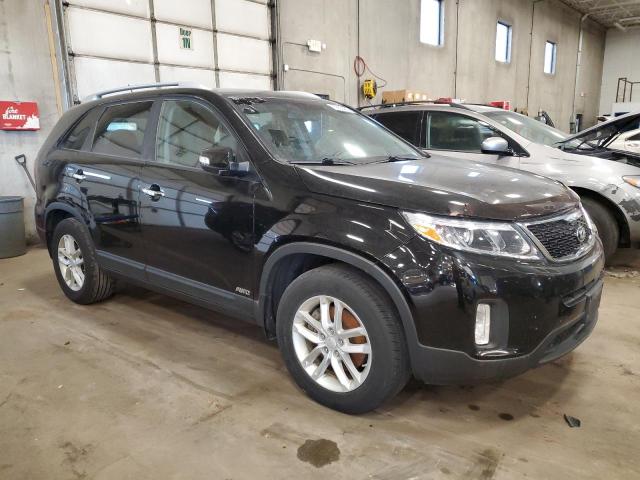 5XYKTDA79EG544789 - 2014 KIA SORENTO LX BLACK photo 4