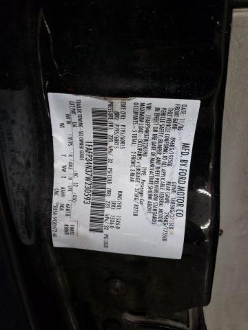 1FAFP34N37W230593 - 2007 FORD FOCUS ZX4 BLACK photo 12