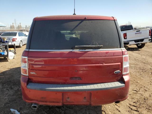 2FMGK5C8XFBA20315 - 2015 FORD FLEX SEL RED photo 6