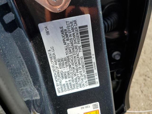 19XFL1H75RE031743 - 2024 HONDA CIVIC EXL 灰色 照片 12