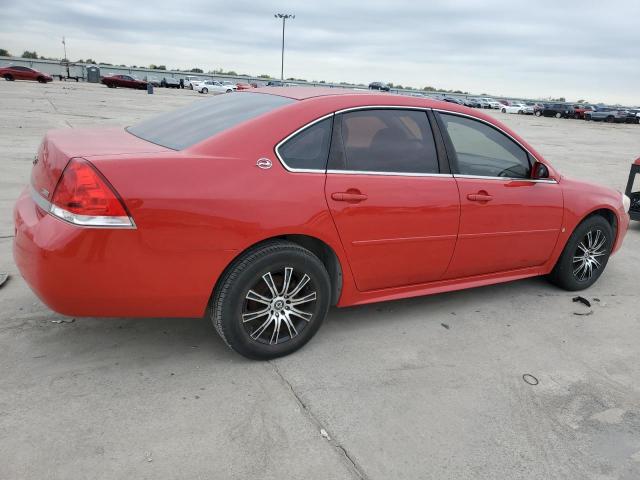 2G1WT57K991266357 - 2009 CHEVROLET IMPALA 1LT RED photo 3