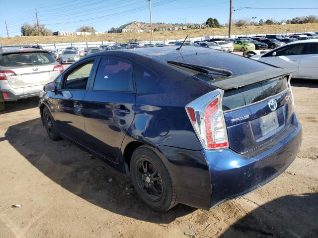 JTDKN3DU3C1548937 - 2012 TOYOTA PRIUS BLUE photo 2