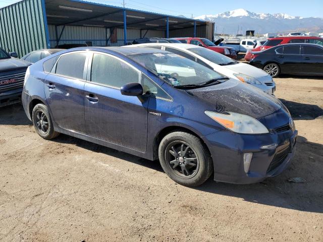 JTDKN3DU3C1548937 - 2012 TOYOTA PRIUS BLUE photo 4