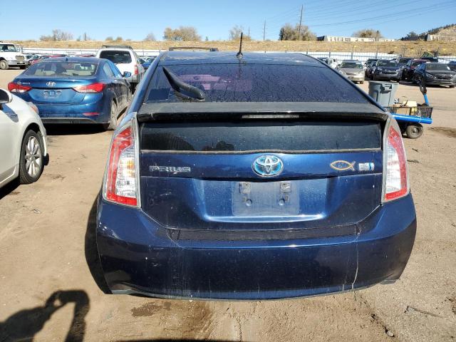 JTDKN3DU3C1548937 - 2012 TOYOTA PRIUS BLUE photo 6