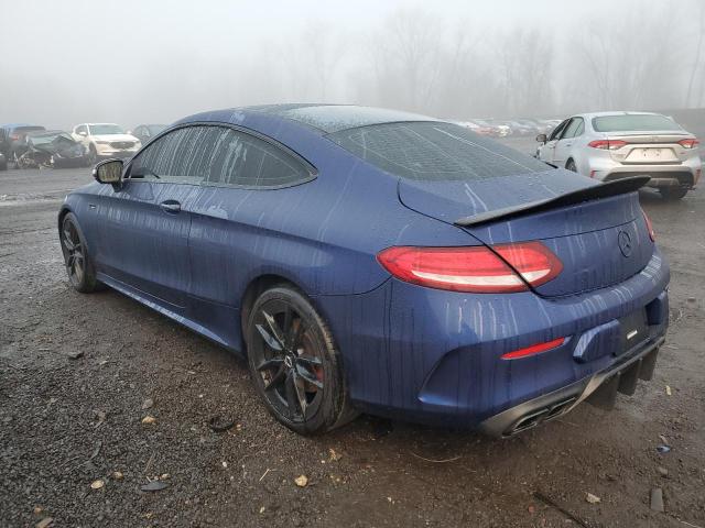 W1KWJ6EB7MG053253 - 2021 MERCEDES-BENZ C 43 AMG BLUE photo 2